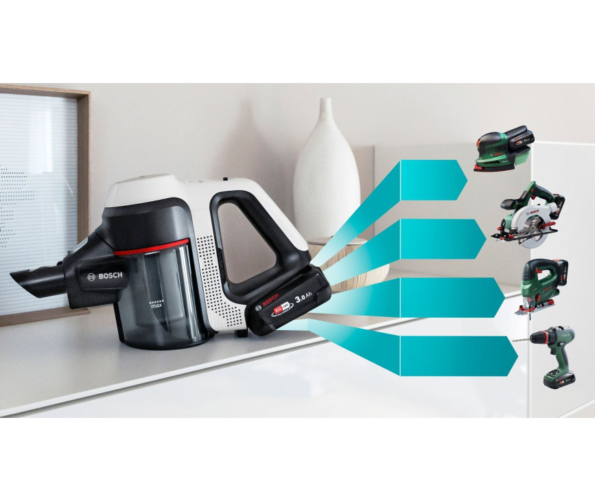 Bosch BCS711XXL stofzuiger - Wit