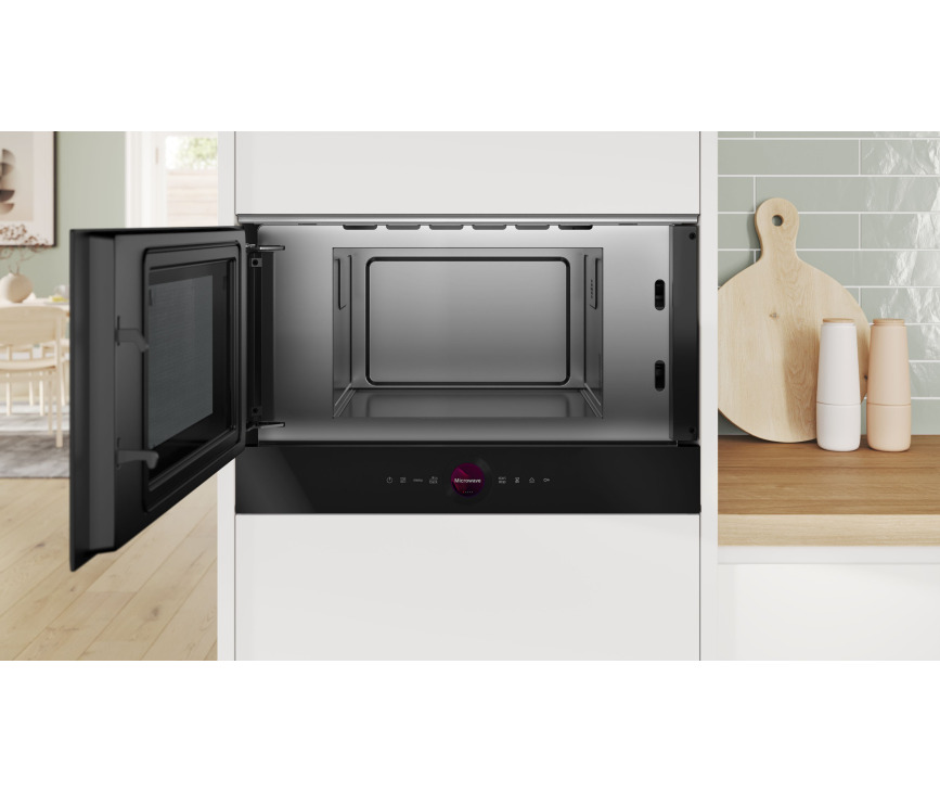 Bosch BFL7221B1 inbouw magnetron - zwart