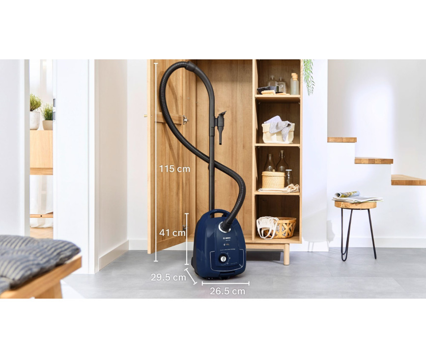 Bosch BGL38BU1 stofzuiger - blauw