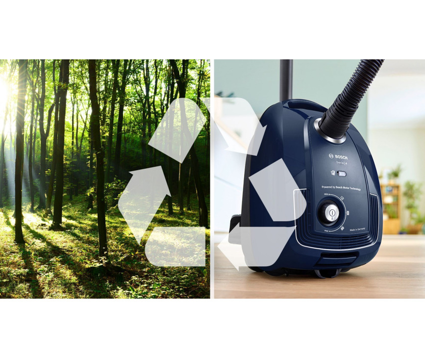 Bosch BGL38BU1 stofzuiger - blauw