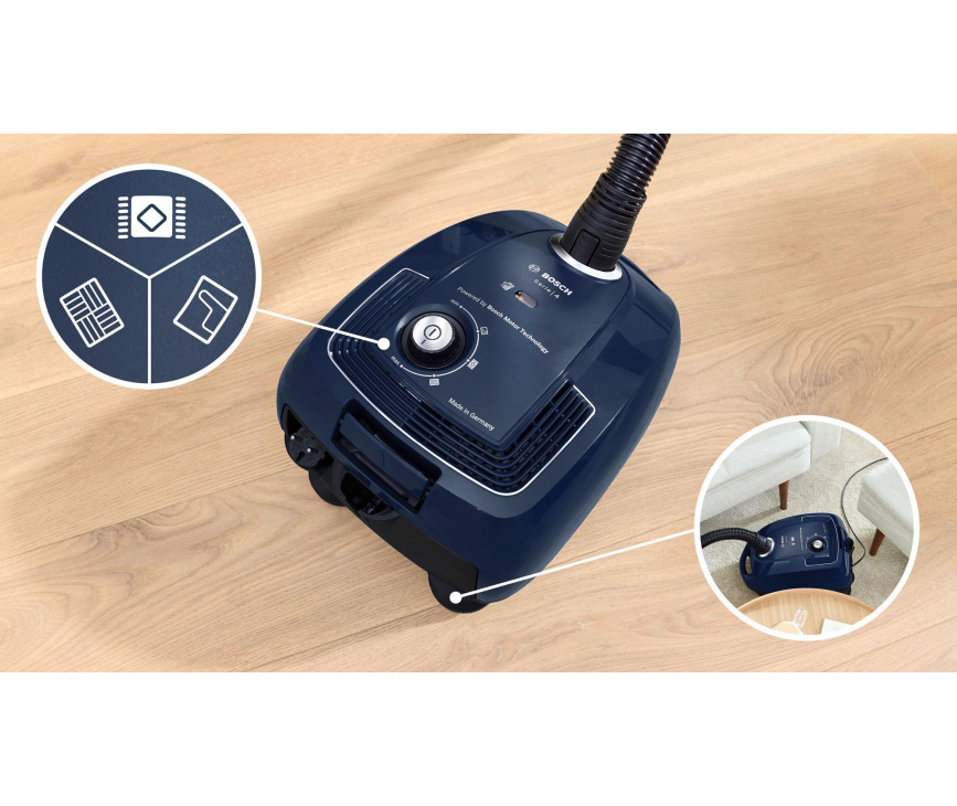 Bosch BGL38BU1 stofzuiger - blauw