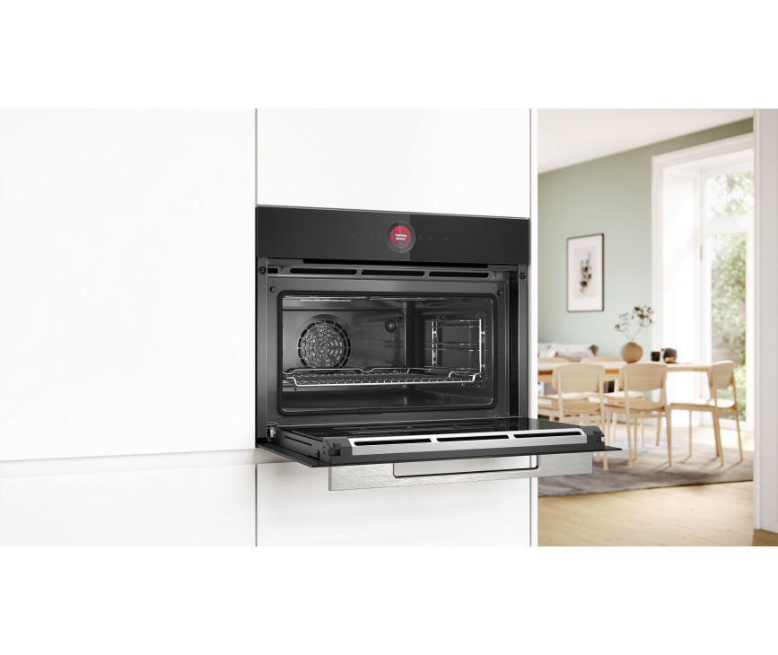 Bosch CBG7741B1 compacte inbouw oven - zwart