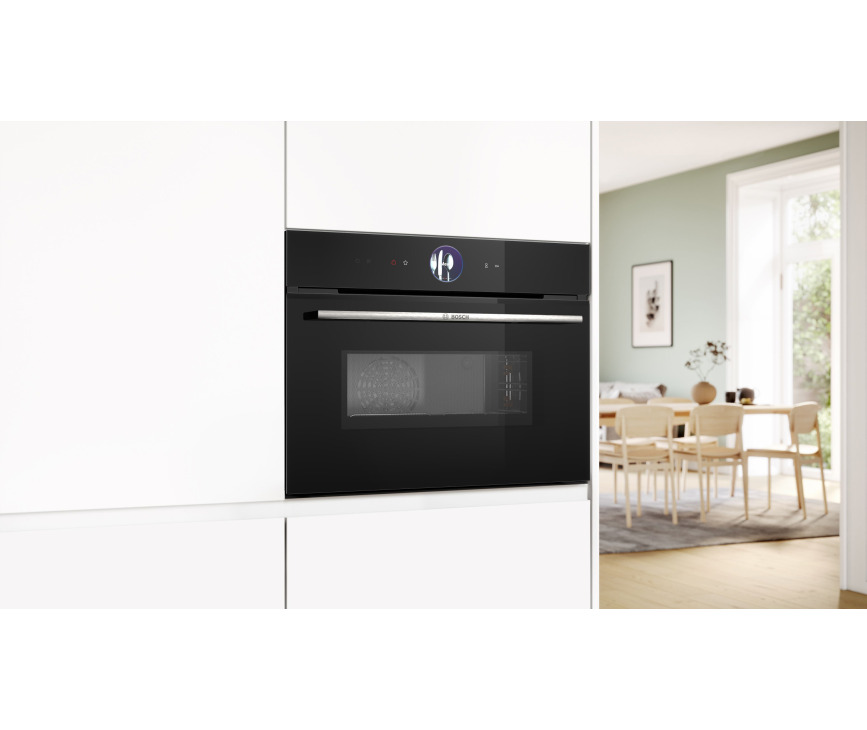 Bosch CMG7361B2 inbouw oven met magnetron - zwart
