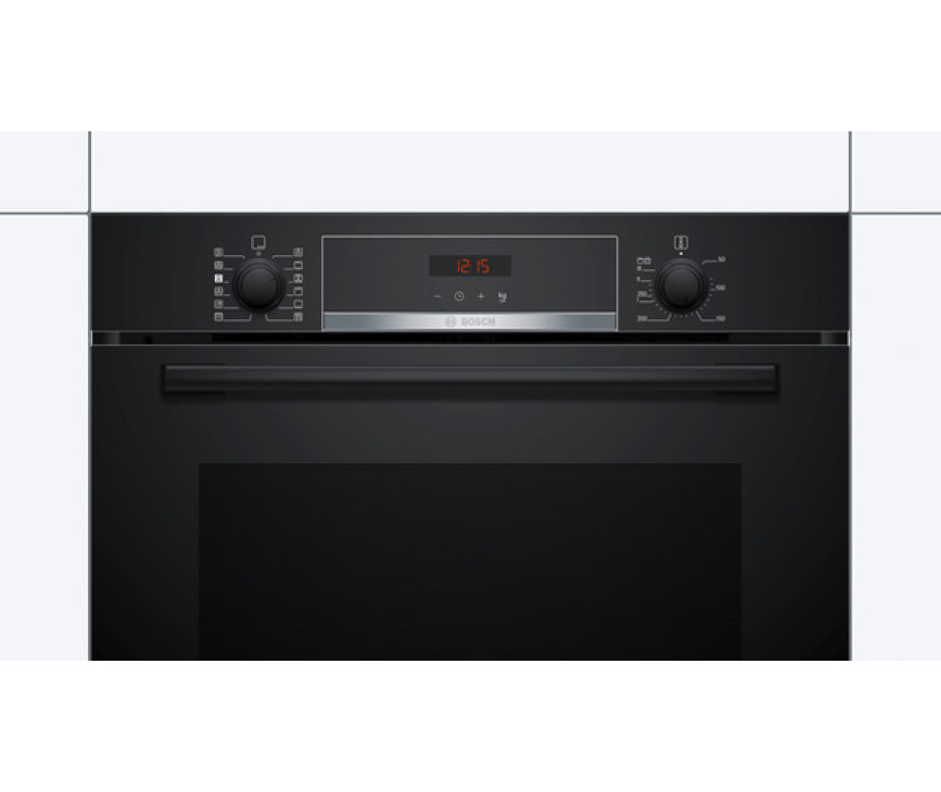 Bosch HRA574BB0 inbouw zwarte oven met AddedSteam (stoom)