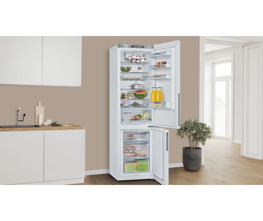 Bosch KGE49AWCA vrijstaande koel/vriescombinatie - 70 cm. breed