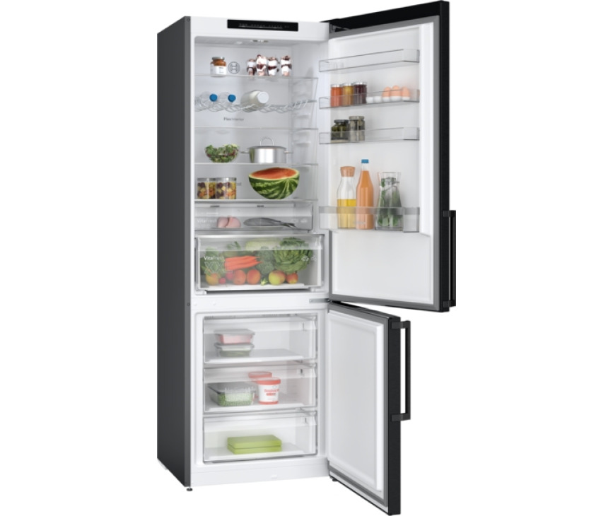 Bosch KGN49OXBT blacksteel koelkast - nofrost - 70 cm. breed
