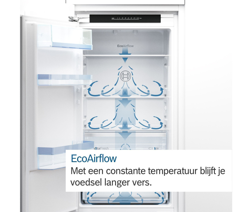 Bosch KIV87NSE0 inbouw koelkast - nis 178 cm.