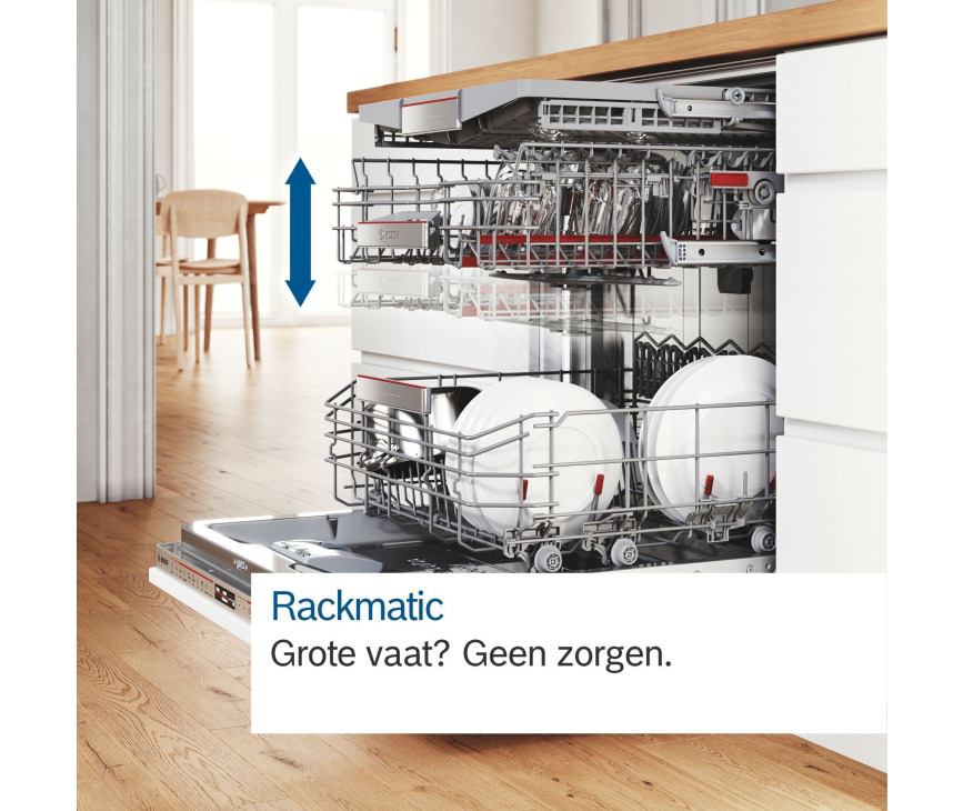 Bosch SBV4EBX25E verhoogde inbouw vaatwasser met Home Connect