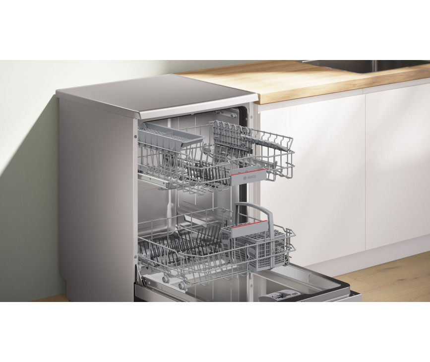 Bosch SMS4ELI08E vrijstaand vaatwasser - rvs-look