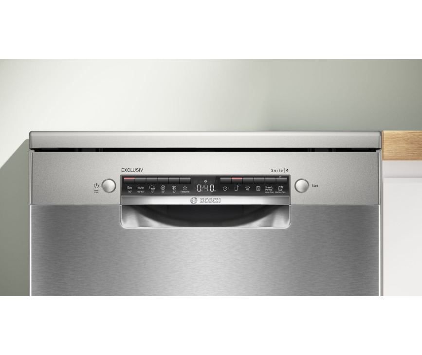Bosch SMS4ELI08E vrijstaand vaatwasser - rvs-look