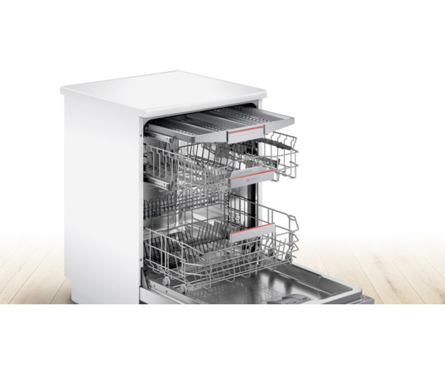 Bosch SMS6ECW07E vrijstaande vaatwasser - wit - 6-serie