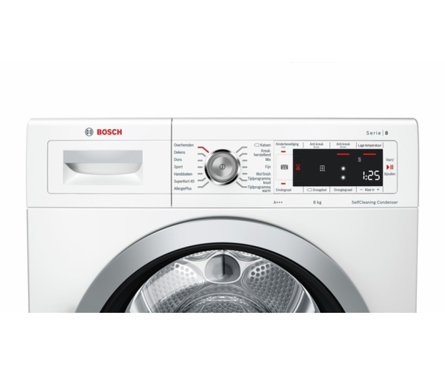 Bosch WTW8756ENL warmtepomp droger met SelfCleaning Condenser