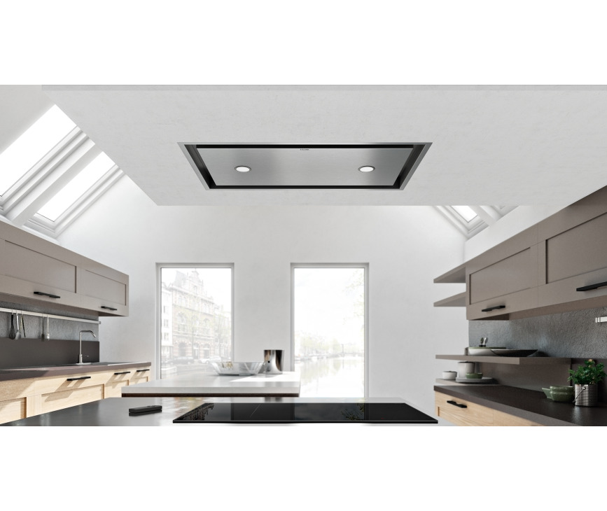 Etna AIP790CRVS inbouw plafond afzuigkap - rvs - randafzuiging