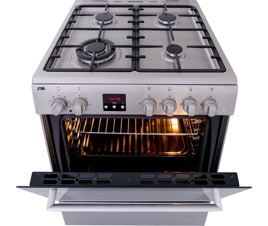 Etna FGV760RVS fornuis roestvrijstaal