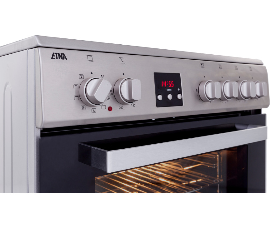 Etna FGV760RVS fornuis roestvrijstaal