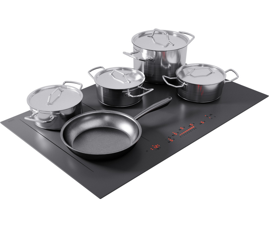 Etna KIF780DS inbouw inductie kookplaat - 80 cm. breed 