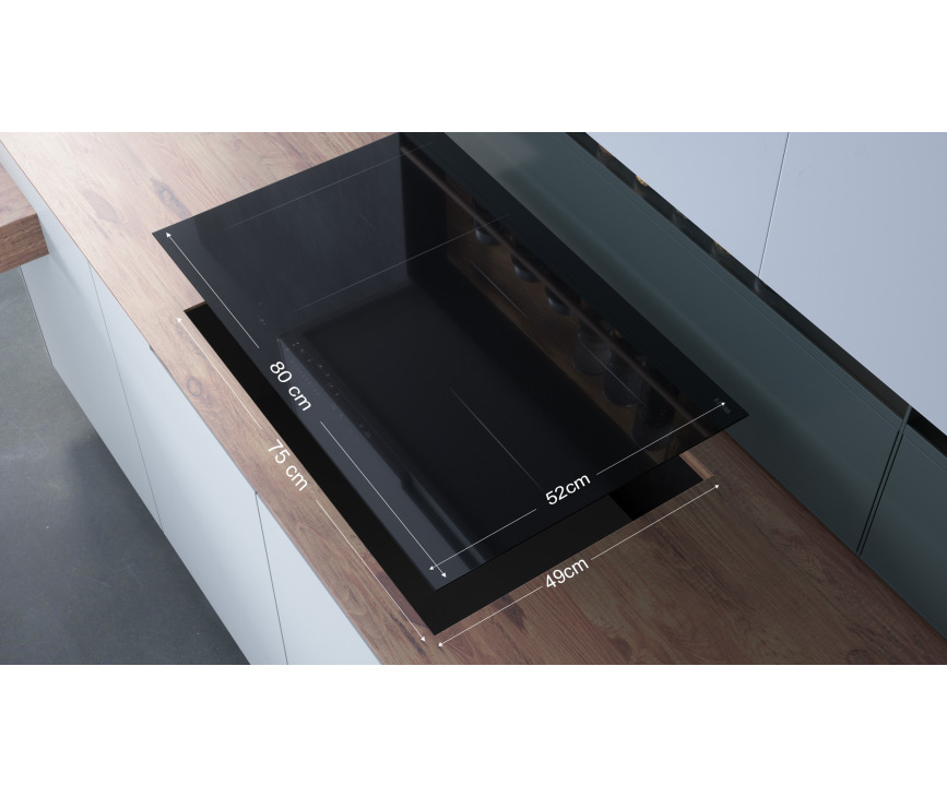 Etna KIF780ZT inbouw inductie kookplaat - 80 cm. breed 
