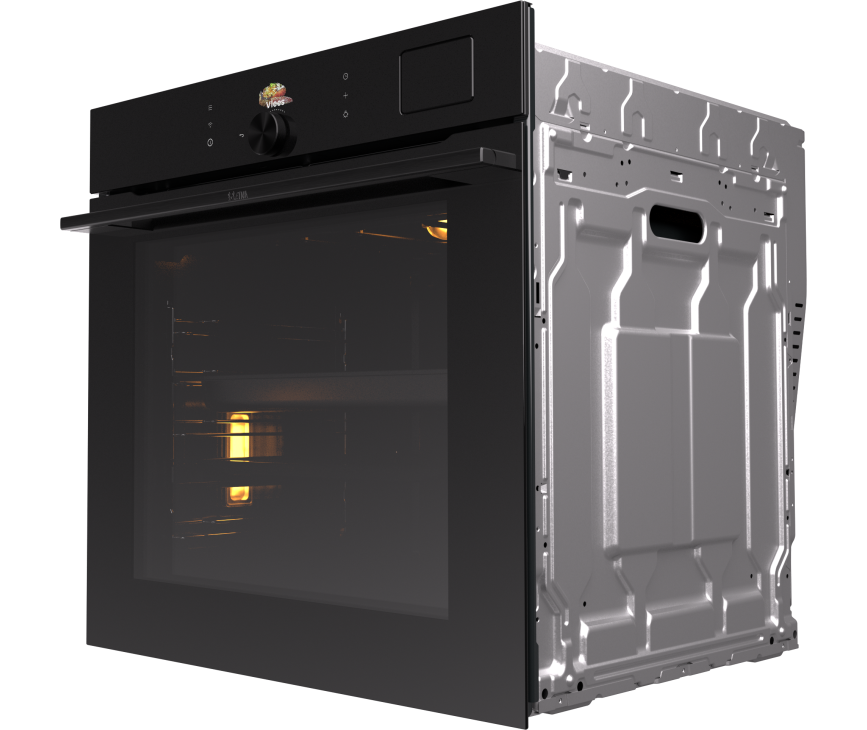 Etna OFS956ZG inbouw combi-stoomoven - zwart