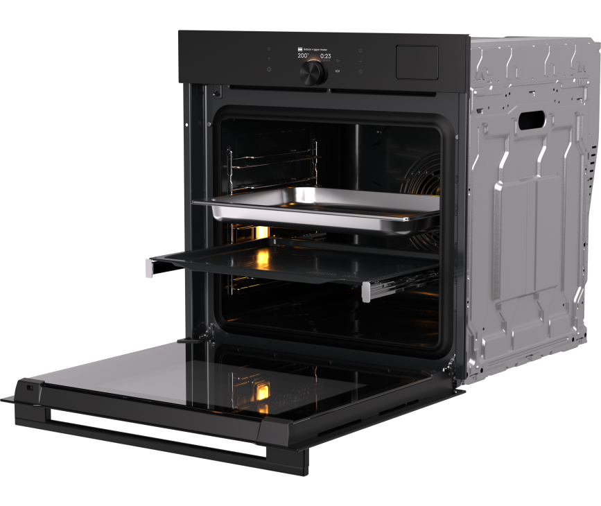 Etna OFS956ZG inbouw combi-stoomoven - zwart