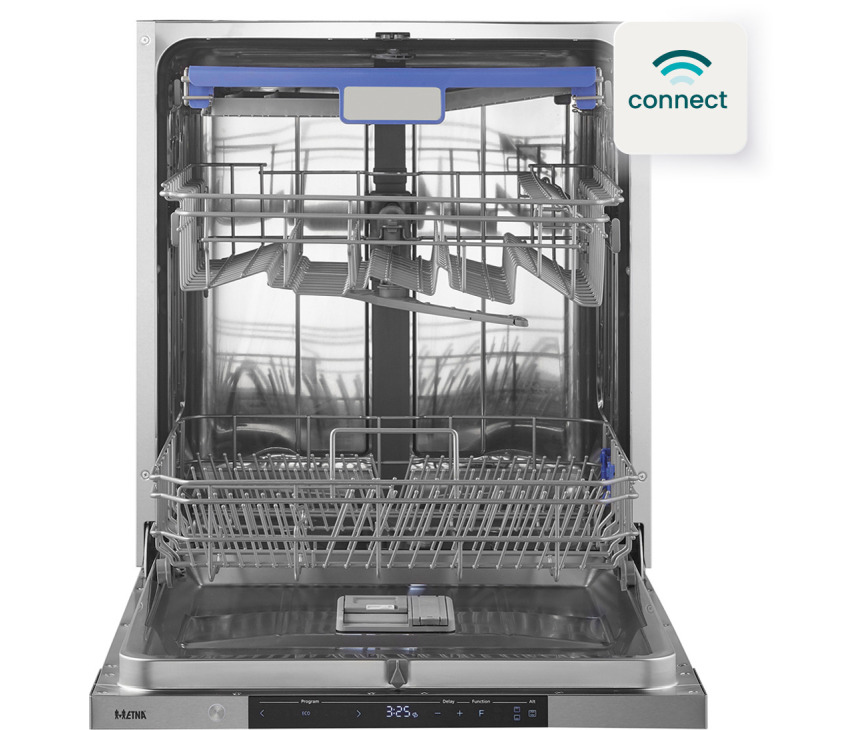 Etna VW738NC stille inbouw vaatwasser met besteklade - energieklasse B