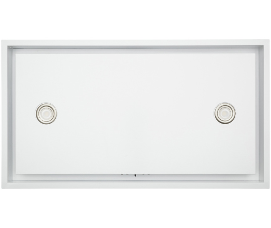 Foto van de onderzijde van de Etna AIP690WIT plafond afzuigkap