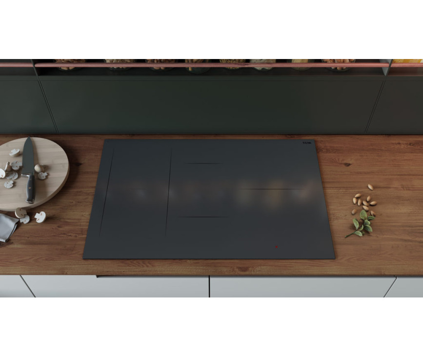 Etna KIF880DS inbouw inductie kookplaat - matzwart - 80 cm. breed