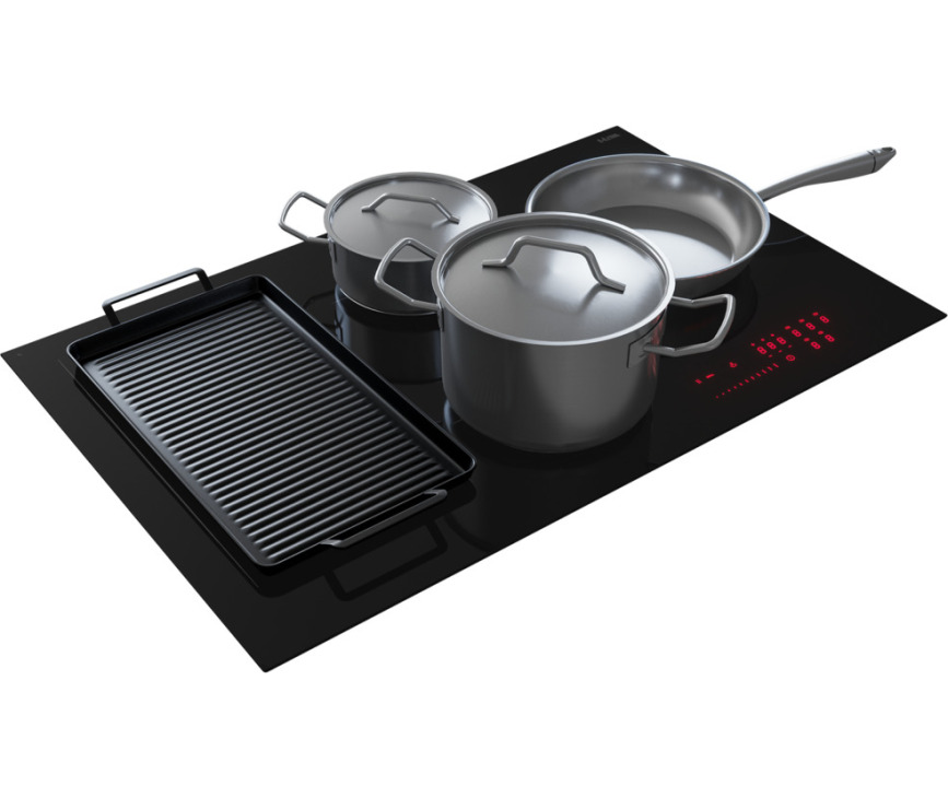 Etna KIF880ZT inbouw inductie kookplaat - zwart - 80 cm. breed