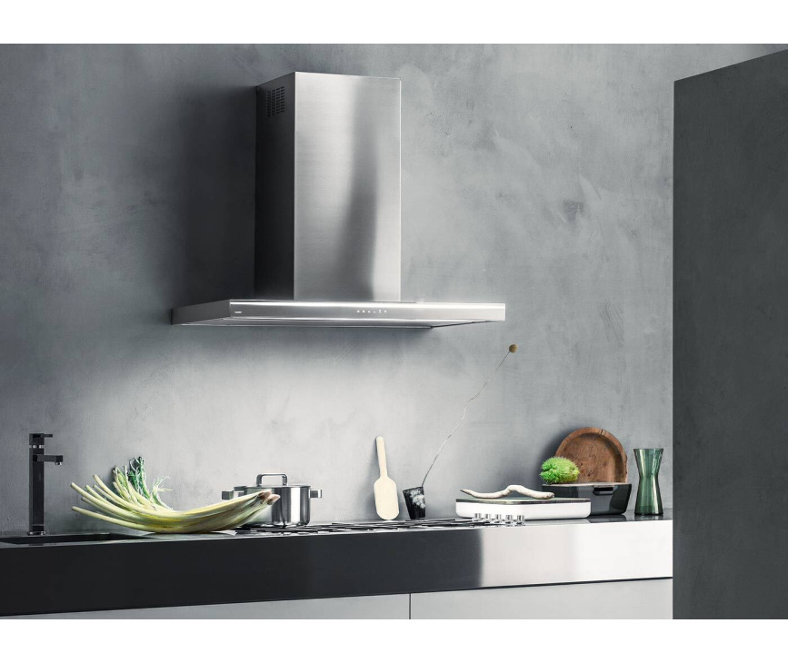 De Falmec LUMIN90W3 is ook leverbaar met een front in het zwart of het wit.