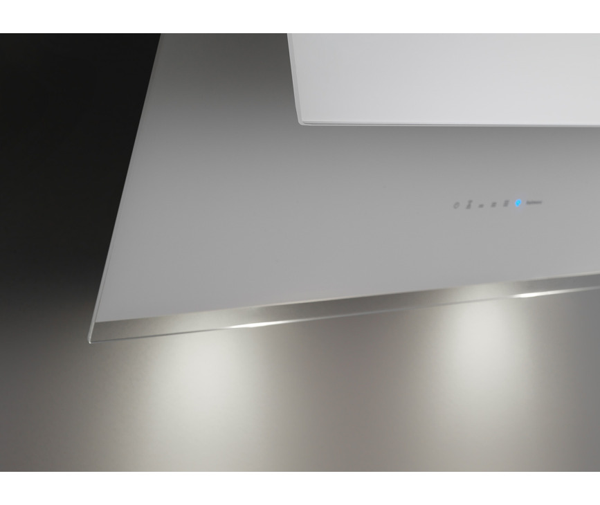 Falmec VERSO85W wand wit glas afzuigkap - wit glas - 85 cm breed