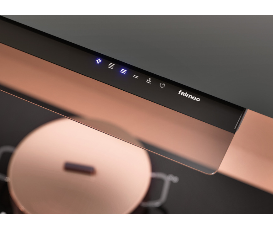 Falmec VIRGOTOUCH90NW3 inbouw afzuigkap - 90 cm - roestvrijstaal