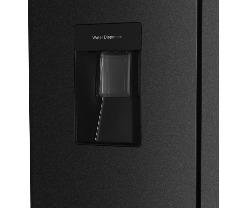 Frilec BONNMD460-WS-150-040CB side-by-side 4-deurs koelkast - blacksteel