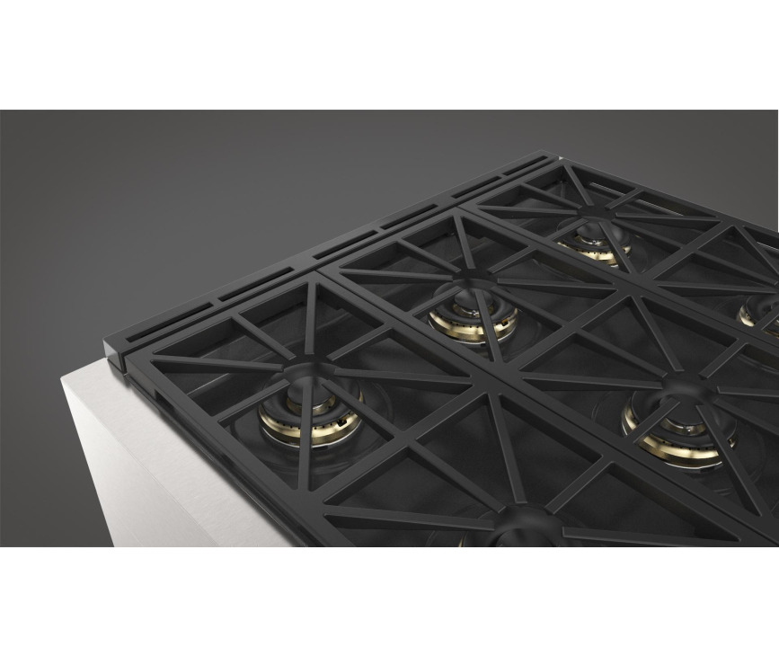 Fulgor Milano FSRC 3606 P MG ED 2F MBK gas fornuis - 91 cm. breed - zwart