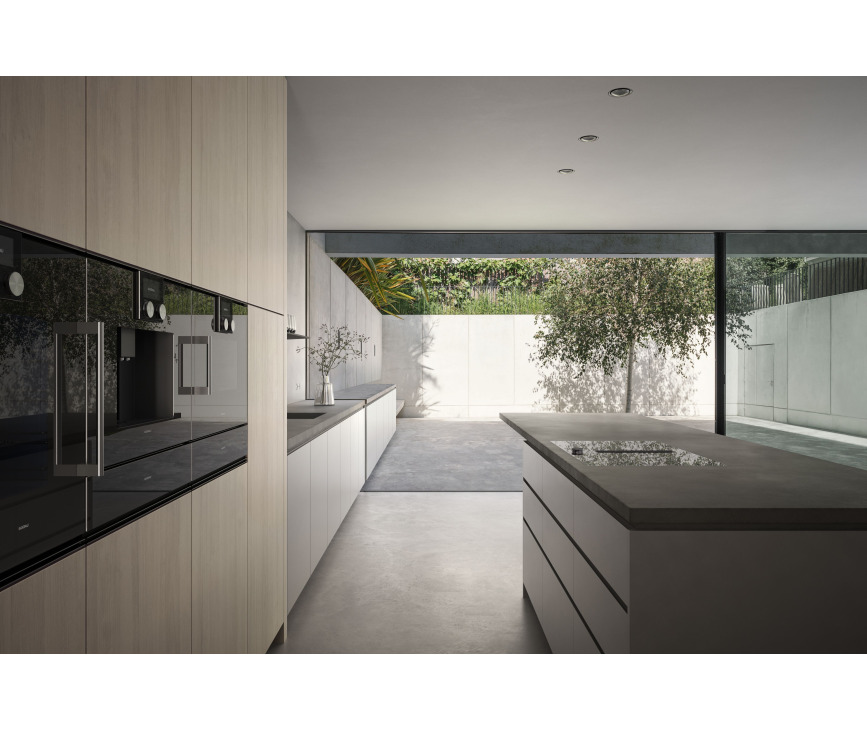 Gaggenau CV282101 inductie kookplaat met afzuiging inbouw