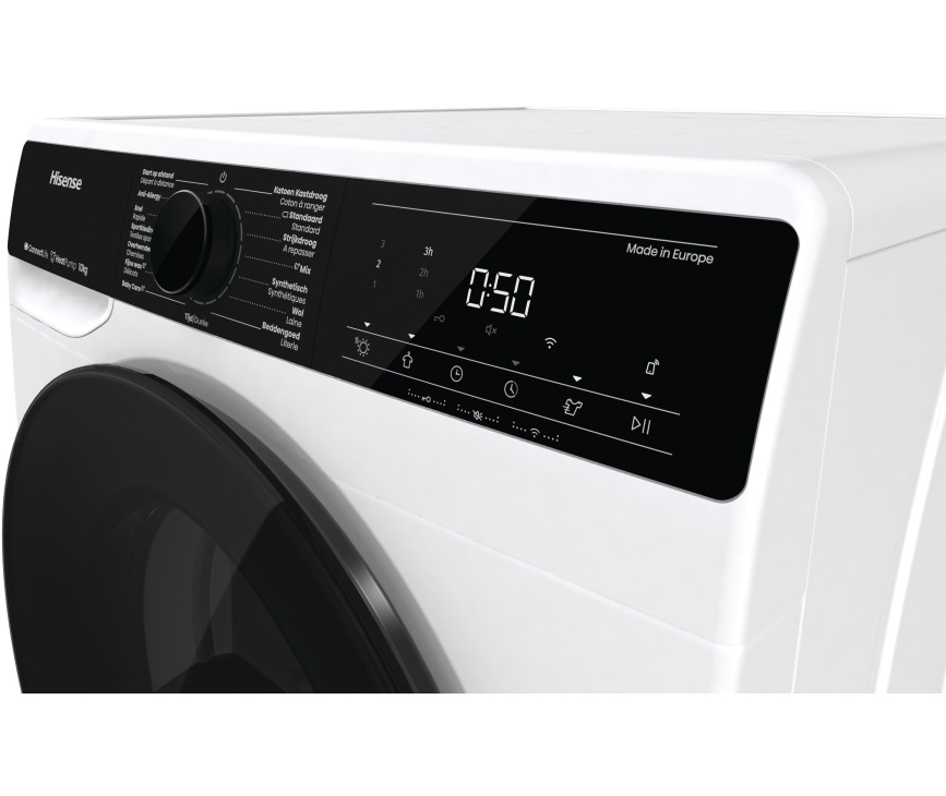 Hisense DH5V13UW warmtepomp droger met 10 kg. trommel en A++