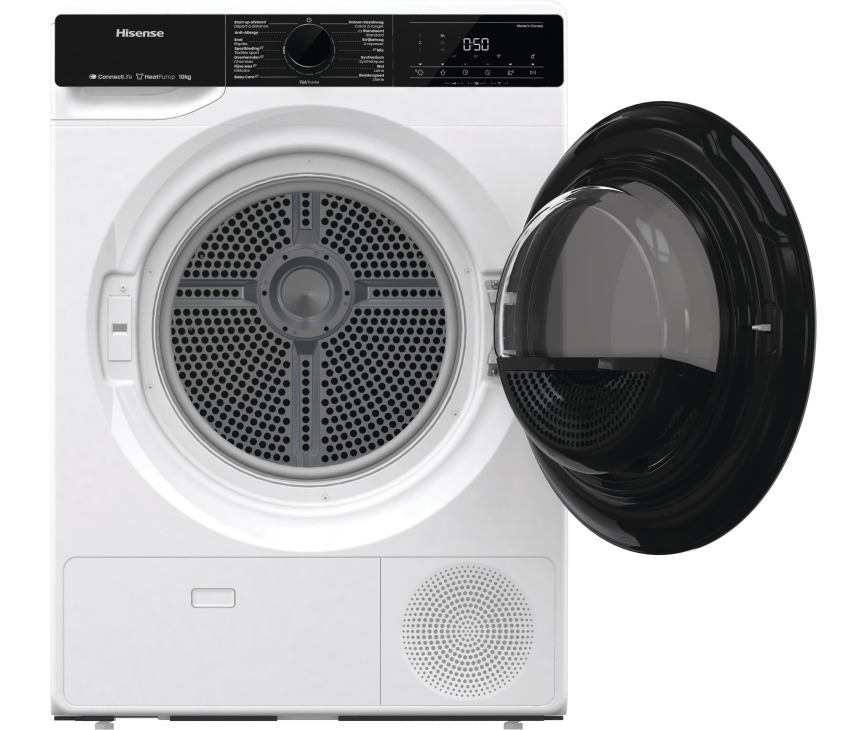 Hisense DH5V13UW warmtepomp droger met 10 kg. trommel en A++