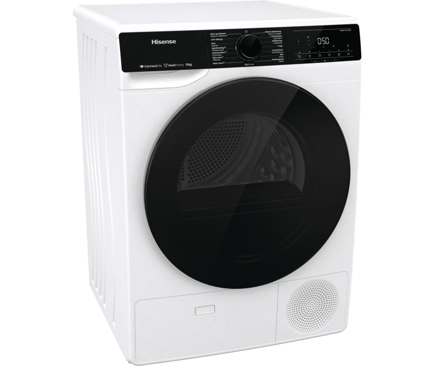 Hisense DH5V13UW warmtepomp droger met 10 kg. trommel en A++