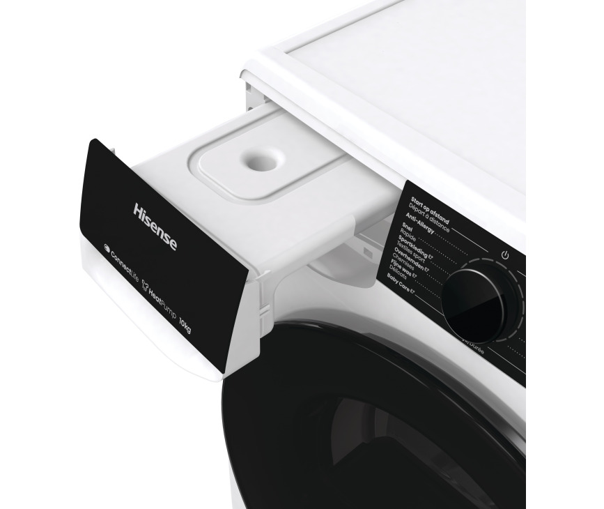 Hisense DH5V13UW warmtepomp droger met 10 kg. trommel en A++