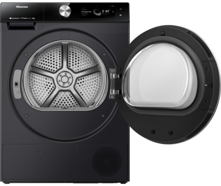 Hisense DH7S107BB warmtepomp droger - zwart