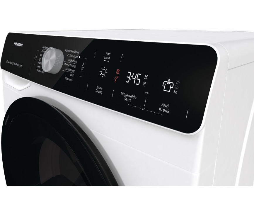 Hisense DHGA8013L warmtepomp droger - 8 kg.