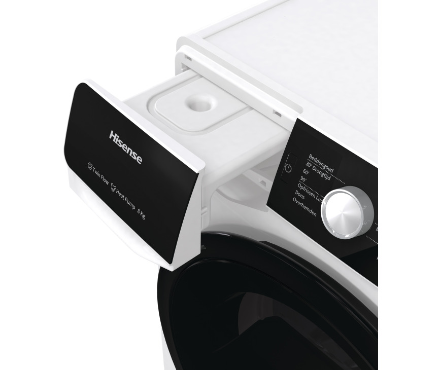 Hisense DHGA8013L warmtepomp droger - 8 kg.