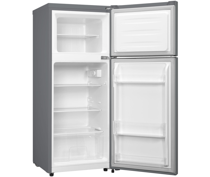 Hisense RT156D4AGF koelkast rvs-look - dubbeldeurs - 118 cm. hoog