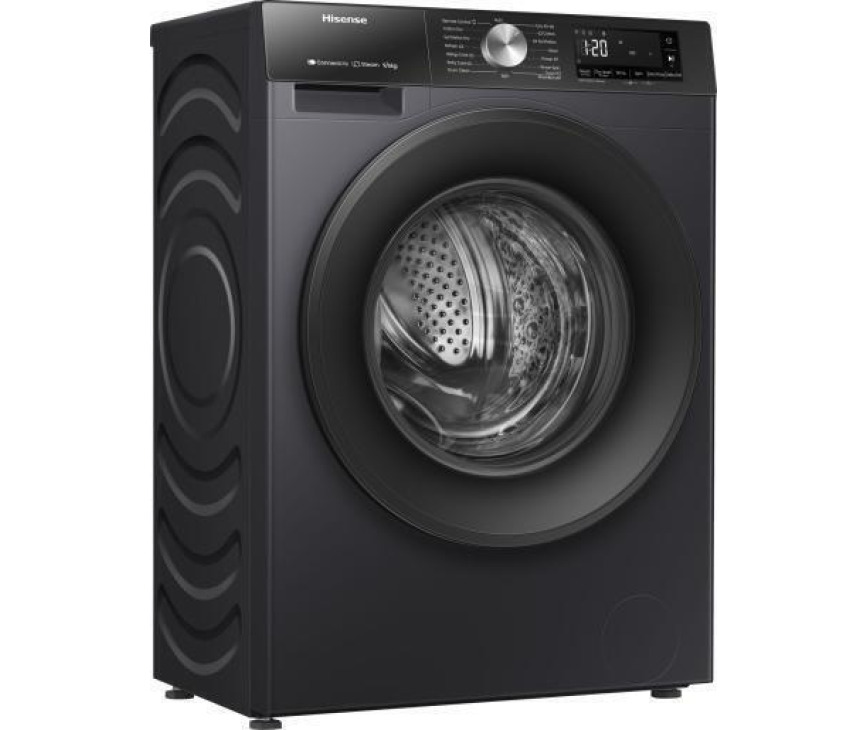 Hisense WD3S9043BB3 was/droogcombinatie - zwart