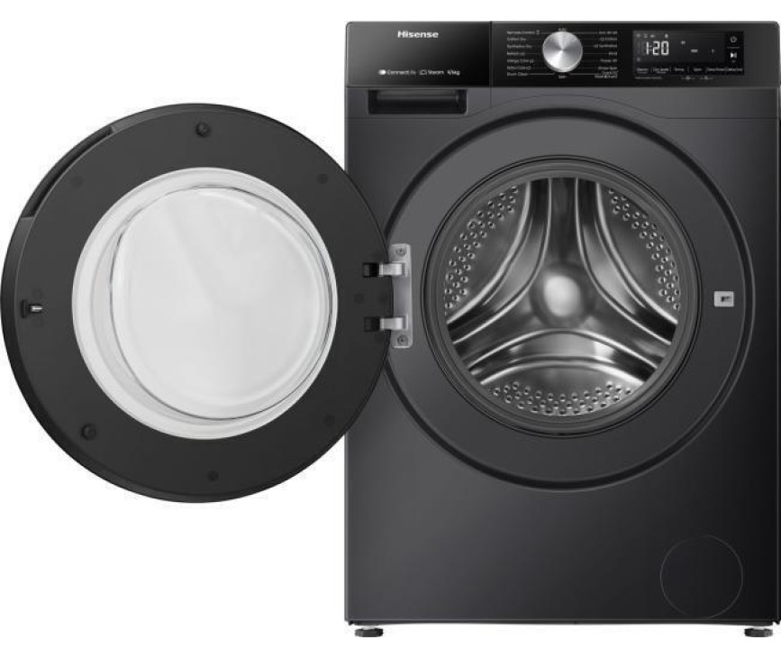 Hisense WD3S9043BB3 was/droogcombinatie - zwart