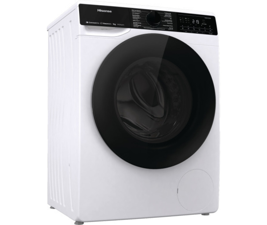 Hisense WF5V943BW/BLX wasmachine met Home Connect en stoom