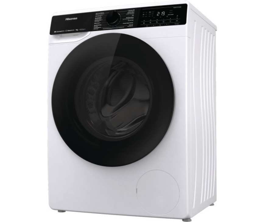 Hisense WF5V943BW/BLX wasmachine met Home Connect en stoom
