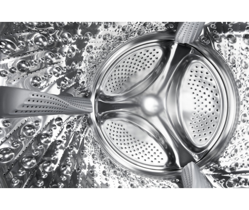 Hisense WF7S1247BB zwarte wasmachine met AI en AutoDose