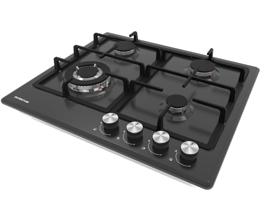 Inventum IKG6024WGZWA inbouw gaskookplaat - zwart