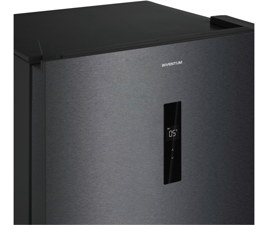Inventum KK1850B vrijstaande koelkast / koeler - black inox