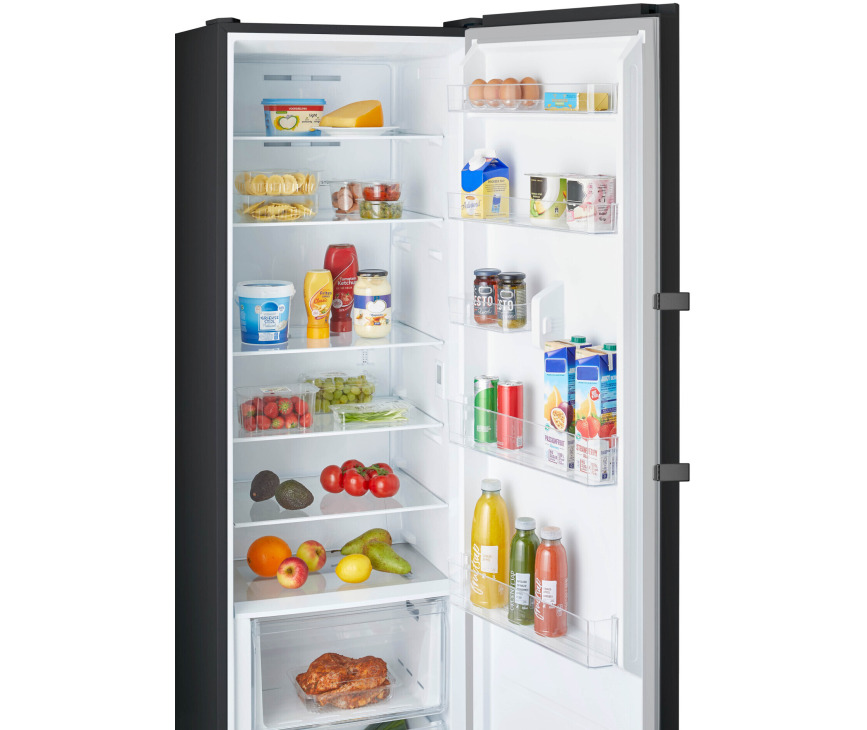 Inventum KK1850B vrijstaande koelkast / koeler - black inox