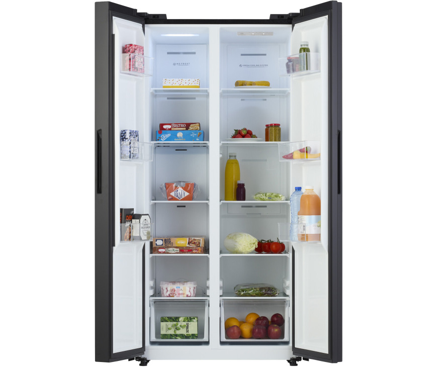 INVENTUM side-by-side koelkast zwart SKV0177B